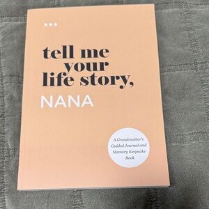 Peach Guided Journal for Nana